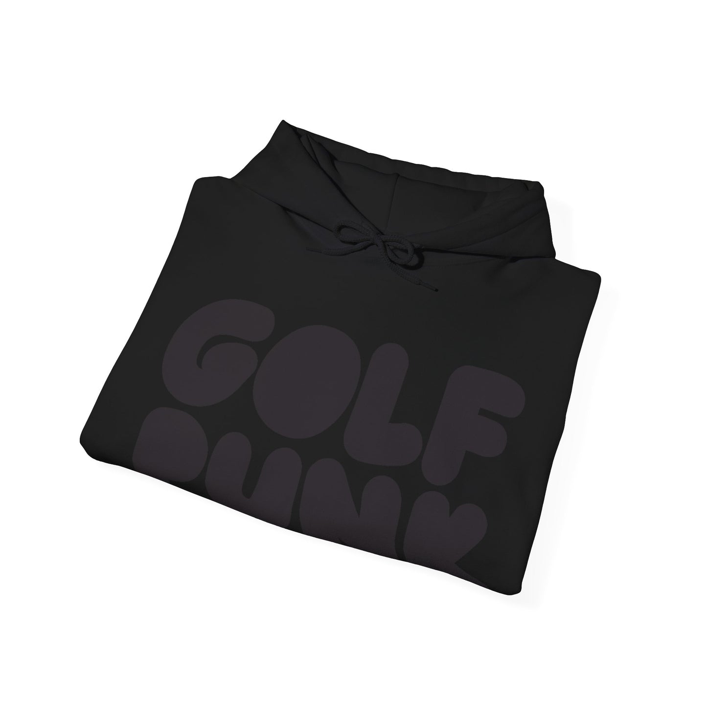 Black-on-Black Stealth Golf Punk Hooded Sweatshirt