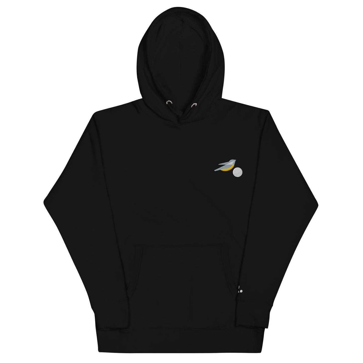 Lucky Birdie Golf Hoodie / Unisex Embroidered Birdie and Ball Hoodie