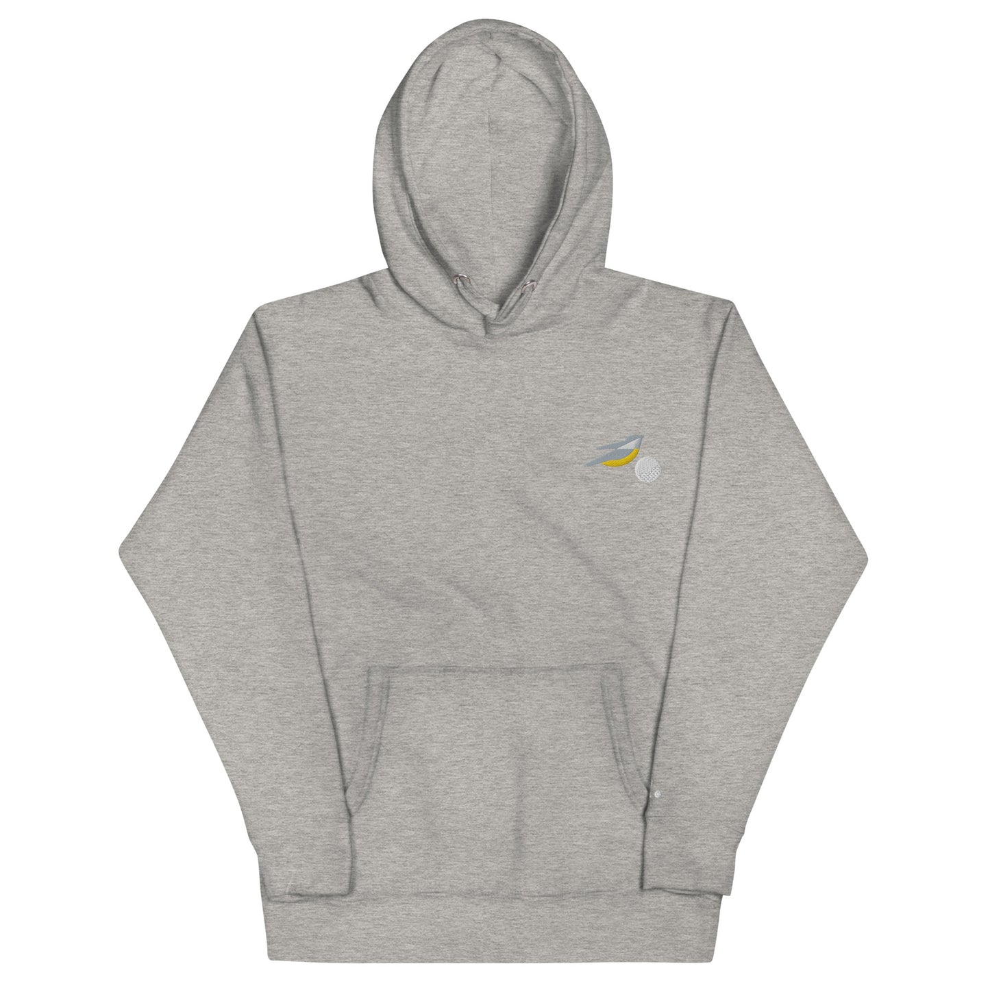 Lucky Birdie Golf Hoodie / Unisex Embroidered Birdie and Ball Hoodie