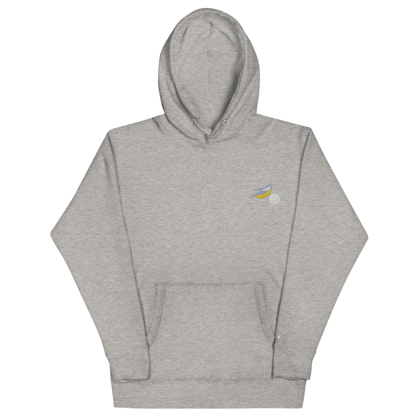 Lucky Birdie Golf Hoodie / Unisex Embroidered Birdie and Ball Hoodie