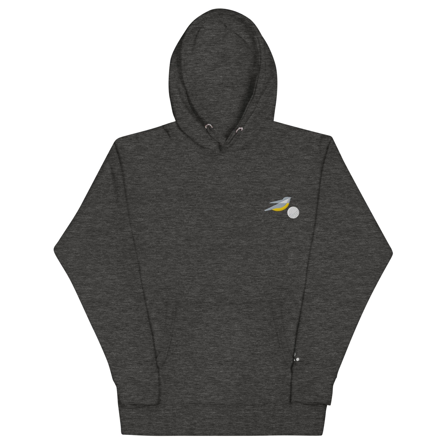 Lucky Birdie Golf Hoodie / Unisex Embroidered Birdie and Ball Hoodie