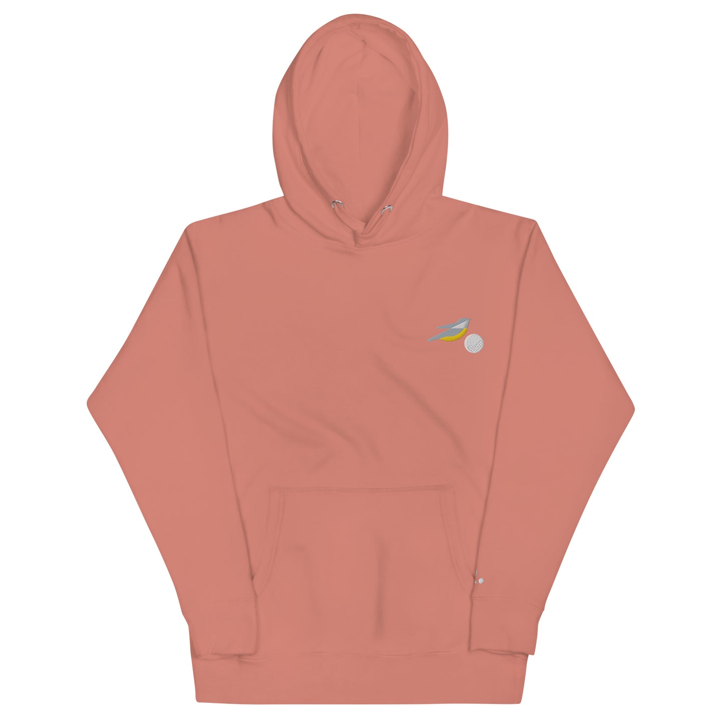 Lucky Birdie Golf Hoodie / Unisex Embroidered Birdie and Ball Hoodie