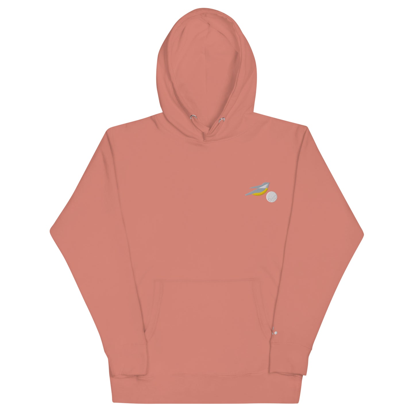 Lucky Birdie Golf Hoodie / Unisex Embroidered Birdie and Ball Hoodie