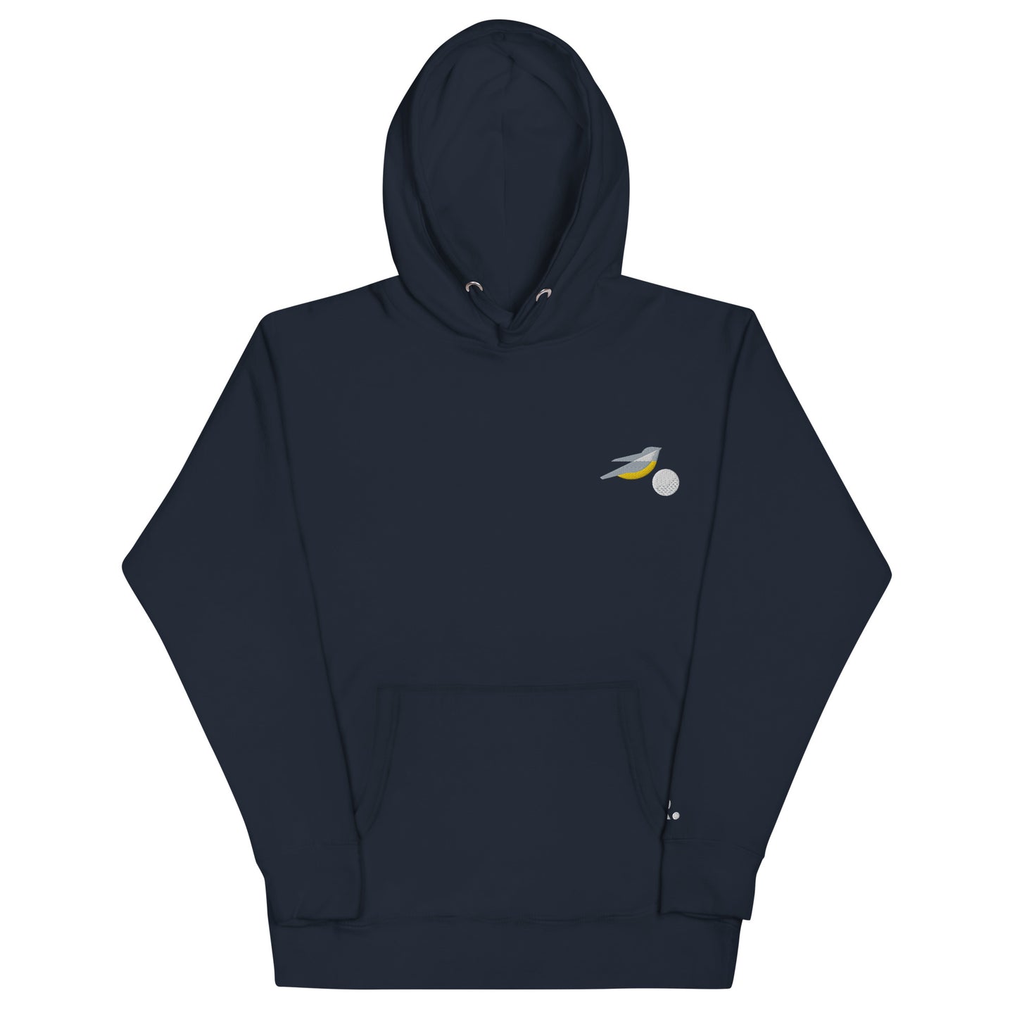 Lucky Birdie Golf Hoodie / Unisex Embroidered Birdie and Ball Hoodie