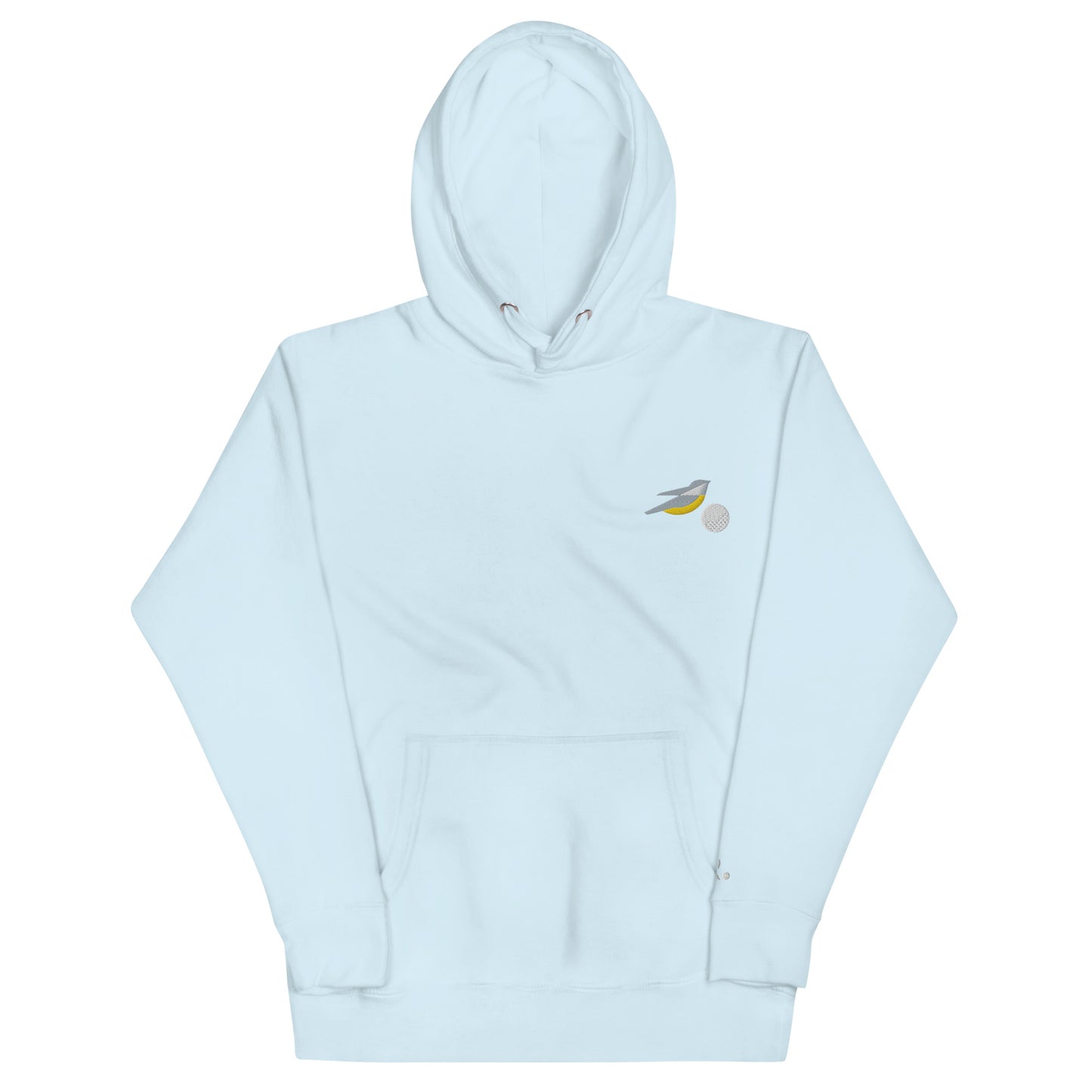 Lucky Birdie Golf Hoodie / Unisex Embroidered Birdie and Ball Hoodie