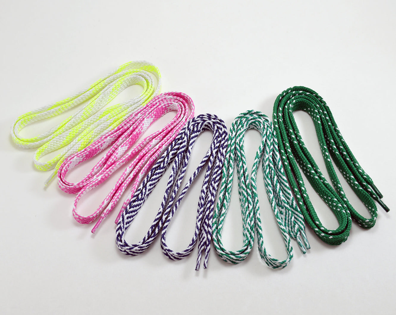 Colorful Shoe Laces Green