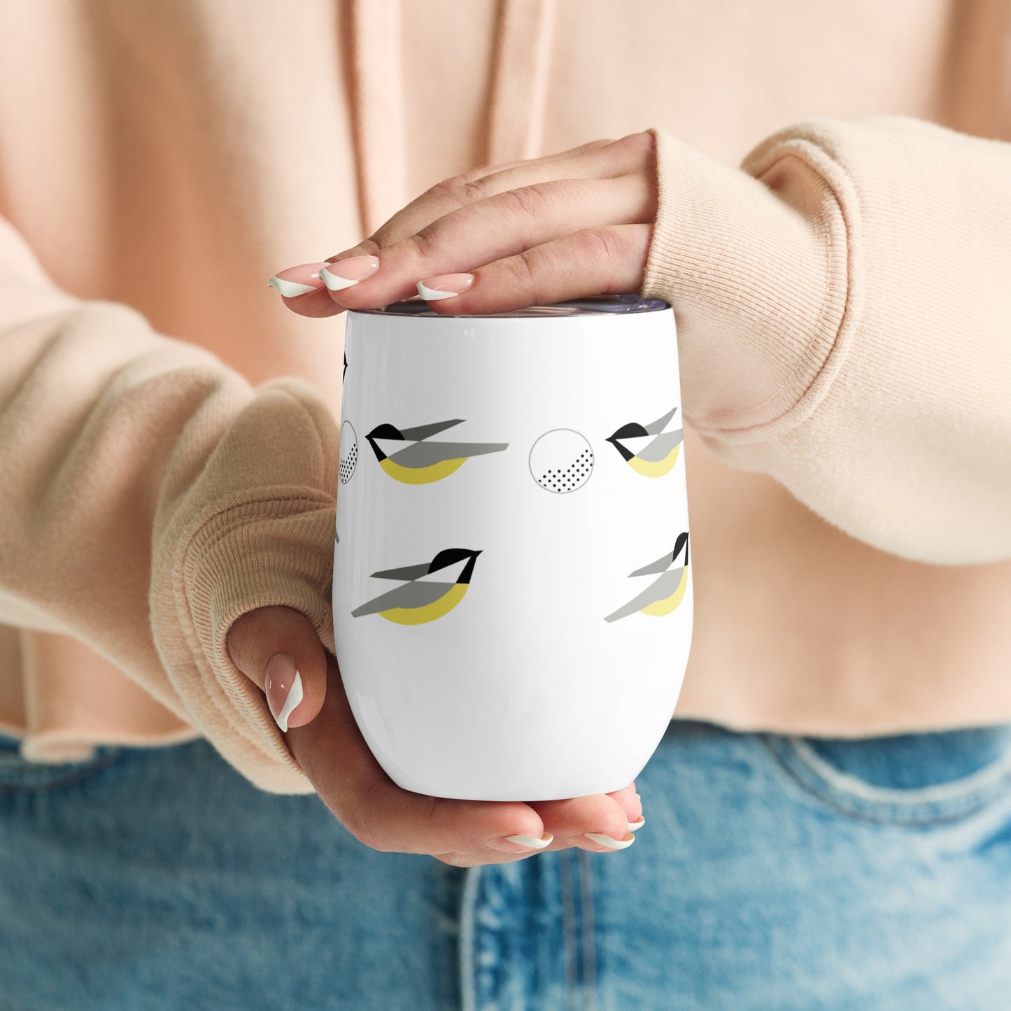 Golf Birdie Wine tumbler